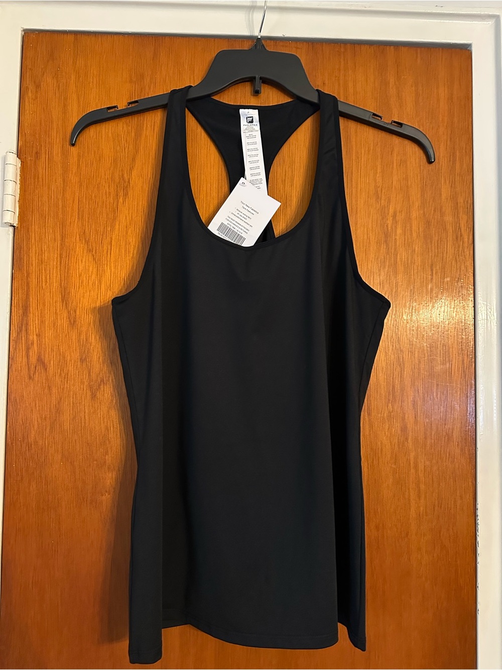 Fabletics Black Racerback Performance Tank Top